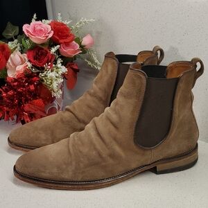 JOHN VARVATOS Murphy Suede Ankle Boots